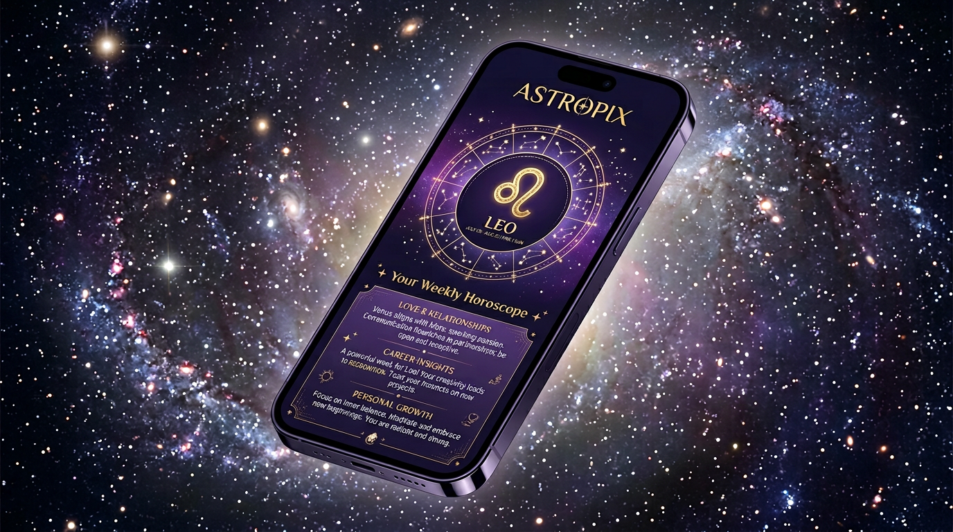 Horoscope app screen